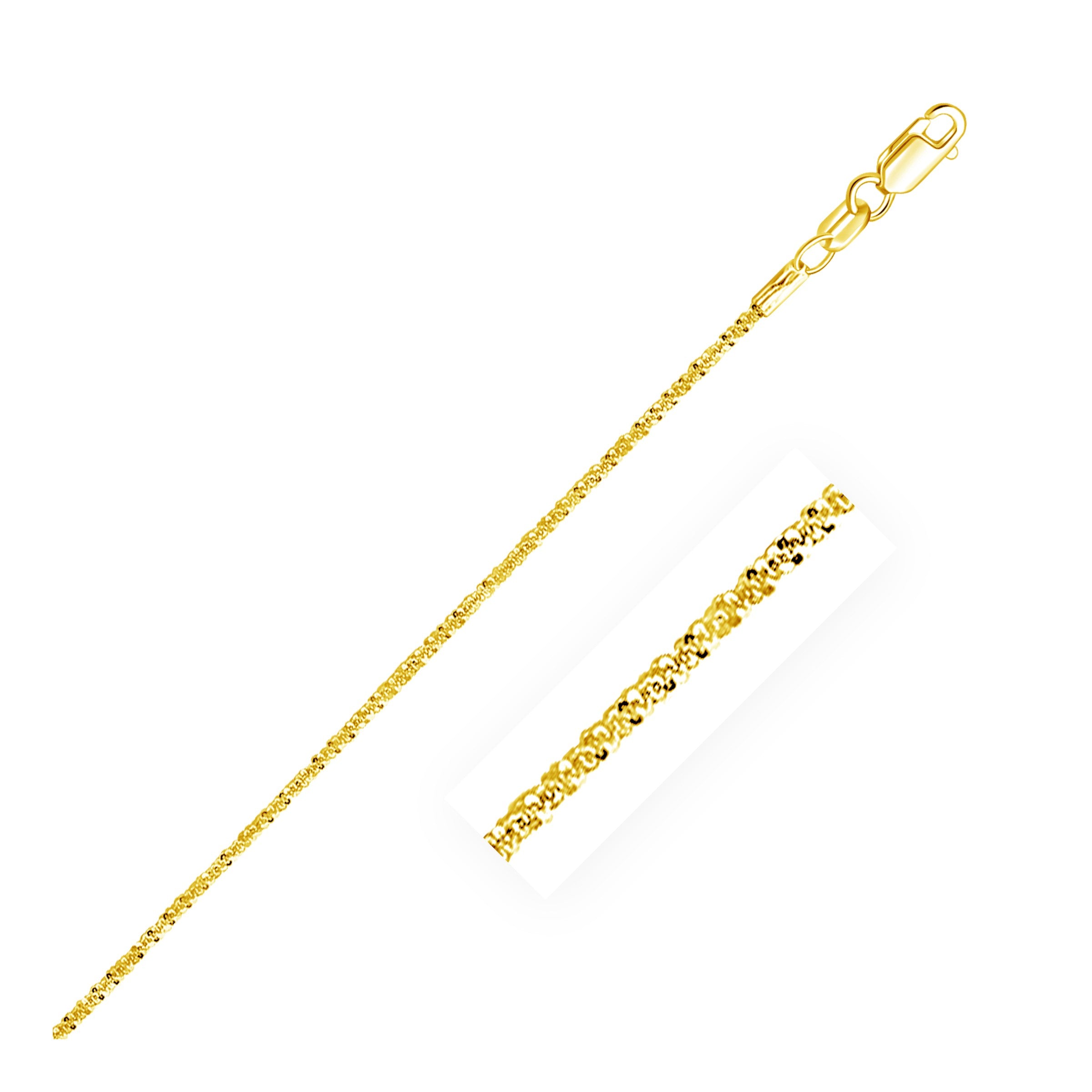 Gold Sparkle Chain 1.50mm