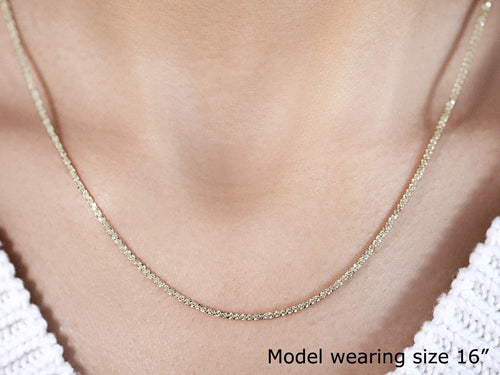 10k Gold Sparkle Chain 1.50mm