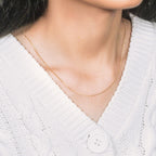 10k Yellow Gold Gourmette Chain 1mm