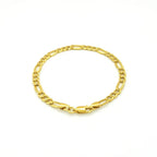 14k Yellow Gold Lite Figaro Bracelet (4.70 mm) 7"