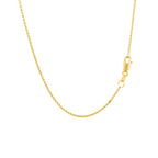 14k Yellow Gold Diamond Cut Rolo Chain (1.10 mm)