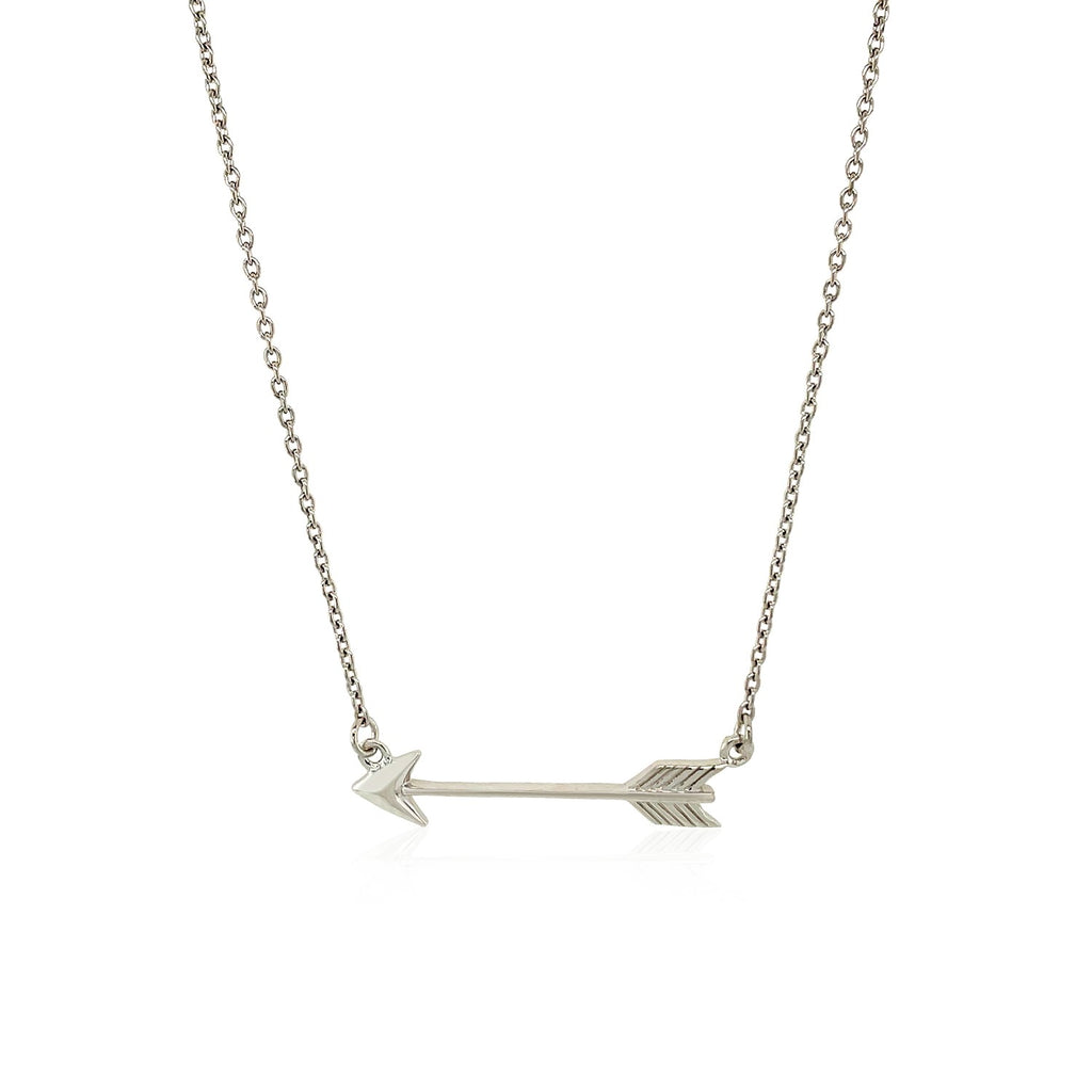 Necklace with Arrow in 925 Sterling Silver