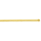 14k Yellow Gold Classic Miami Cuban Solid Bracelet (5.00 mm)
