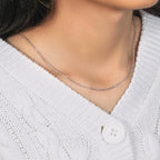 14k White Gold Solid Diamond Cut Rope Chain 1.4mm