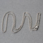 14k White Gold Diamond Cut Cable Link Chain (1.9 mm)