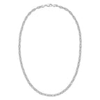 Sterling Silver Anchor Chain Necklace (6.40 mm)