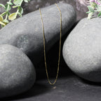 14k Yellow Gold Classic Box Chain (0.60 mm) Lobster Clasp