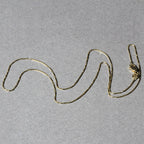 14k Yellow Gold Classic Box Chain (0.60 mm) Lobster Clasp