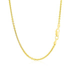 14k Yellow Gold Forsantina Lite Cable Link Chain (1.80 mm)