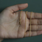 14k Yellow Gold Forsantina Lite Cable Link Chain (1.80 mm)