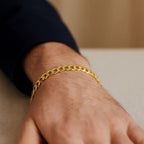 10k Yellow Gold Curb Bracelet (5.70 mm)