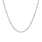 White Gold Singapore Chain 1.5mm