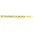 14k Yellow Gold Solid Miami Cuban Bracelet (6.00 mm)