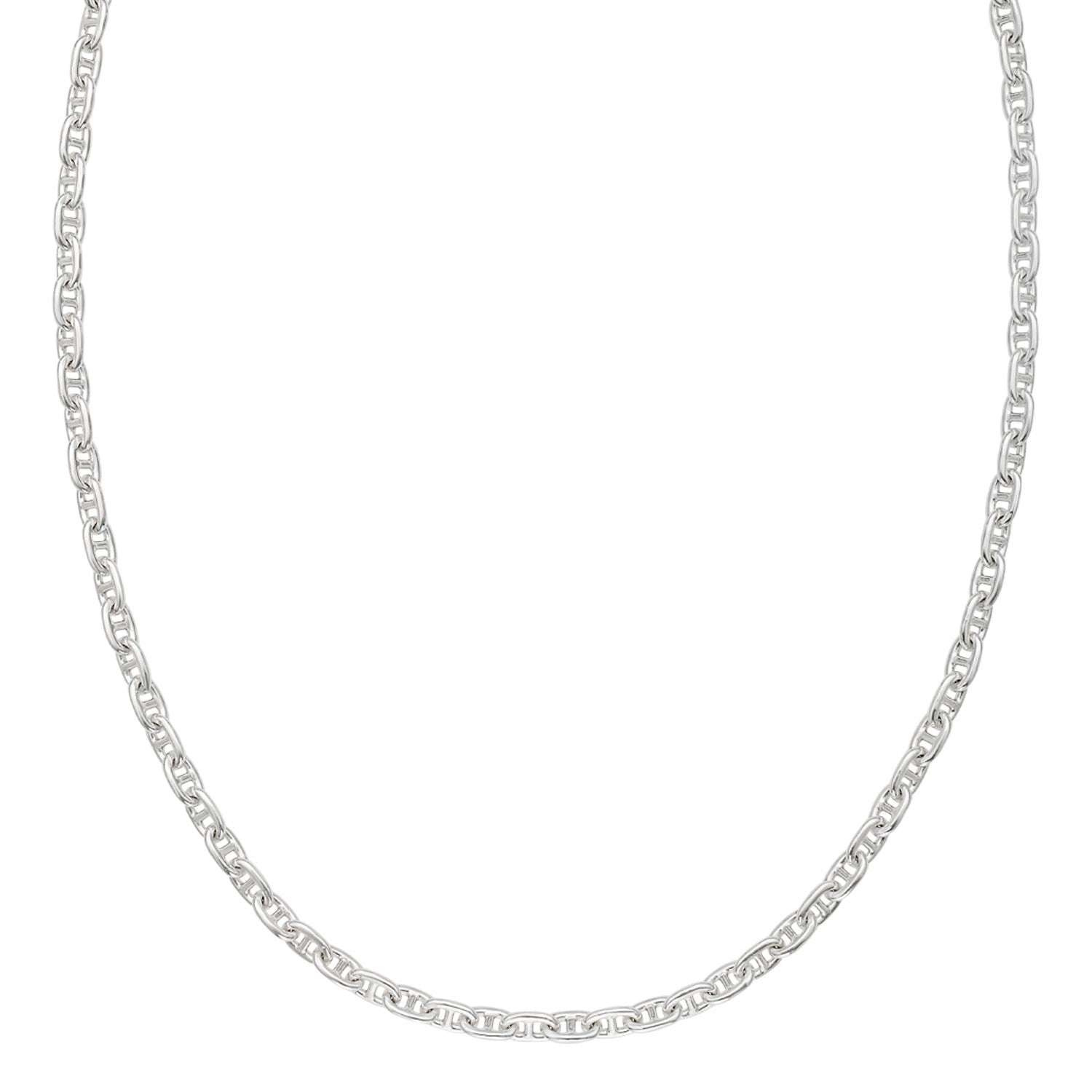 925 Silver Anchor Chain Necklace 5.5mm