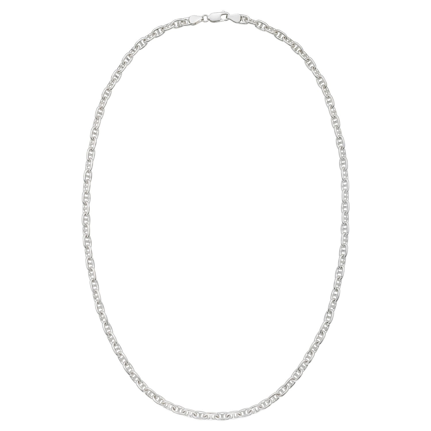 925 Silver Anchor Chain Necklace 5.5mm