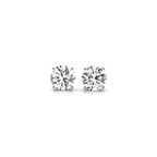 White Gold Lab Grown Round Diamond Earrings 1.5ct