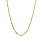 14k Yellow Gold Classic Solid Miami Cuban Chain (3.20 mm)