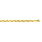 14k Yellow Gold Semi Solid Miami Cuban Bracelet (6.10 mm)