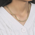 14k Yellow Gold Classic Miami Cuban Solid Chain (5.00 mm)