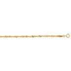 10k Yellow Gold Singapore Bracelet (2.20 mm)