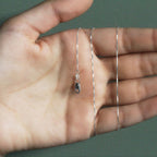 White Gold Classic Box Chain 0.45mm Lobster Clasp 18"