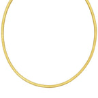 Gold Over Sterling Silver Cubogas Chain Necklace