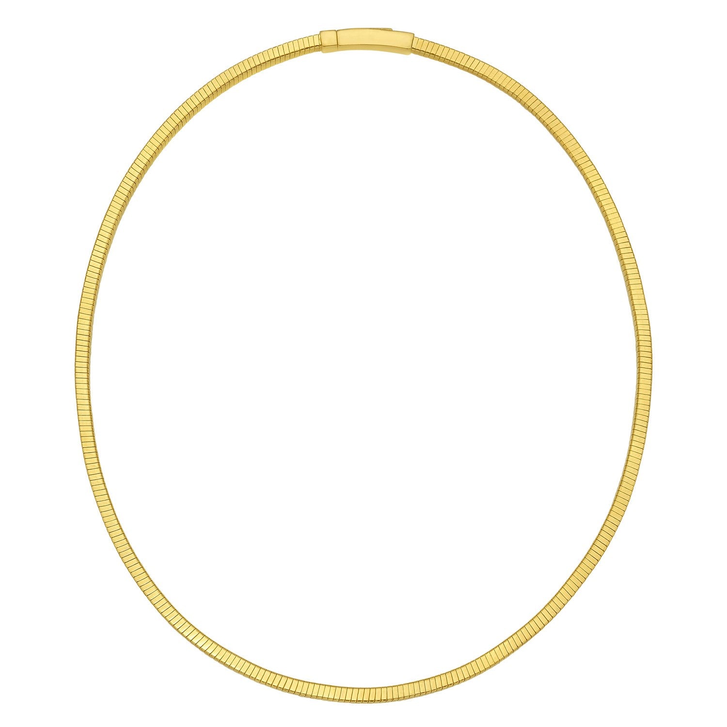 Gold and Sterling Silver Cubogas Chain Necklace
