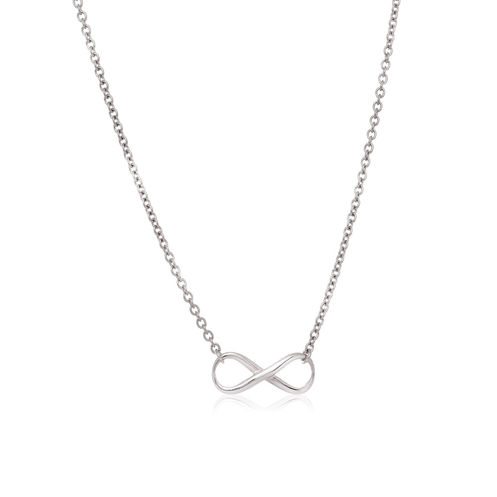 925 Sterling Silver Infinity Symbol Necklace