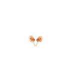 14k Rose Gold Ball Style Stud Earrings (4mm)