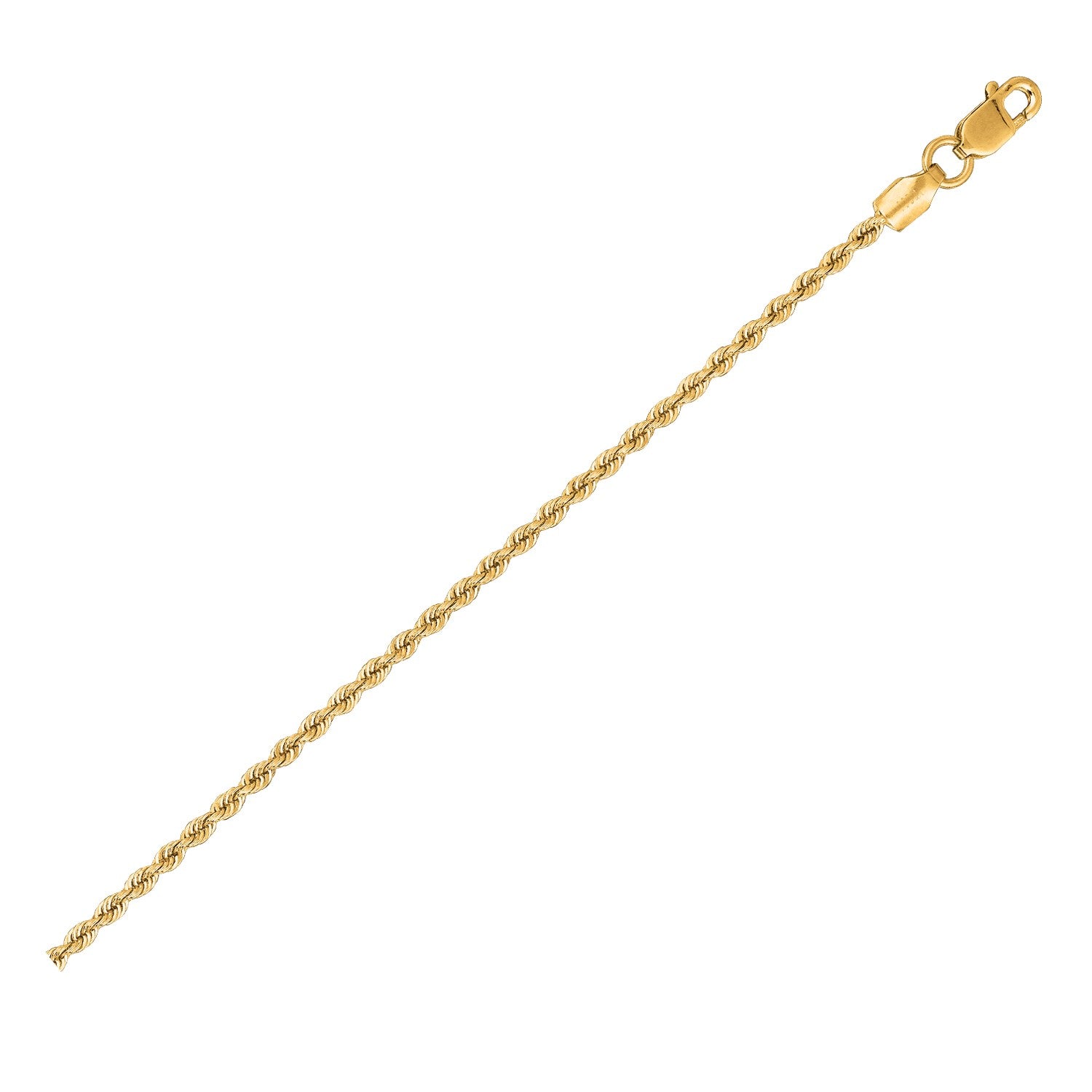 Gold Solid Rope Chain 1.5mm