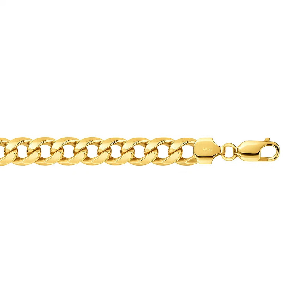 10k Yellow Gold Light Miami Cuban Bracelet (8.00 mm)