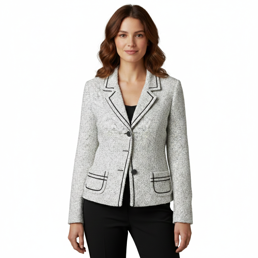 Contrast Stitch Blazer
