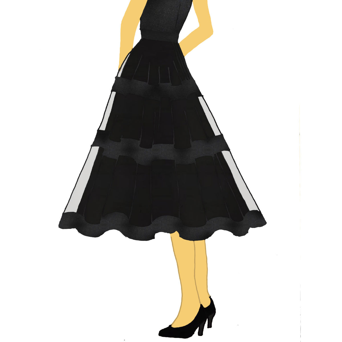 Organza Rockabilly Skirt