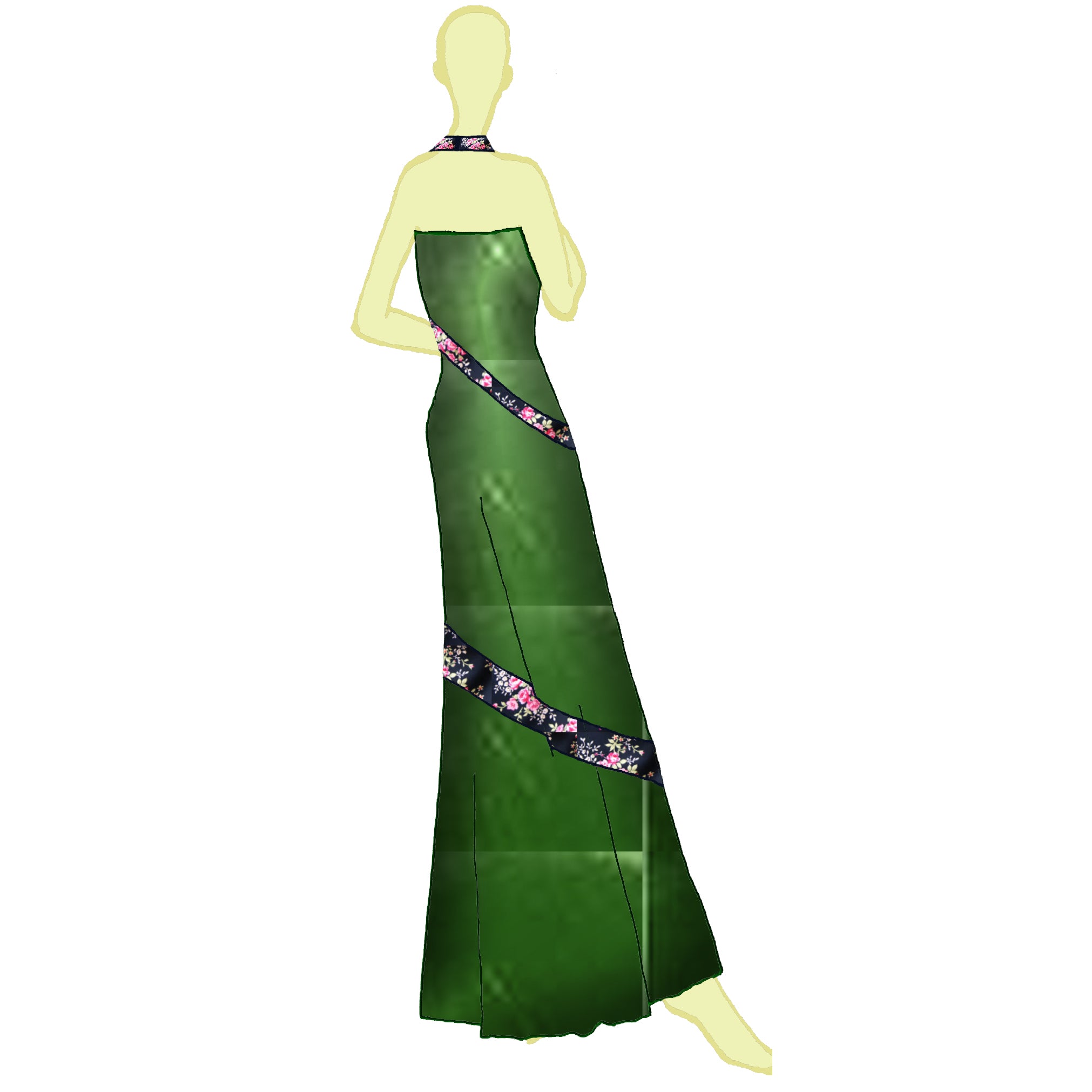 Wraparound Vine Gown