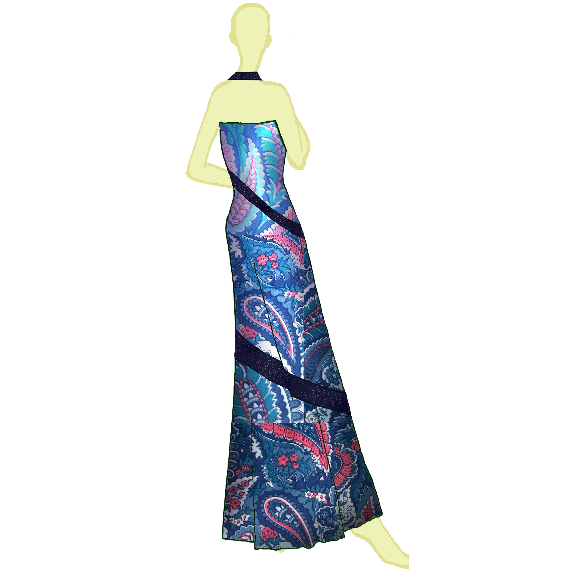 Wraparound Vine Gown