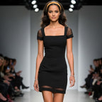 Velvet Banded Bodycon Minidress