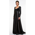 Black Forest Winter Regency Evening Dress