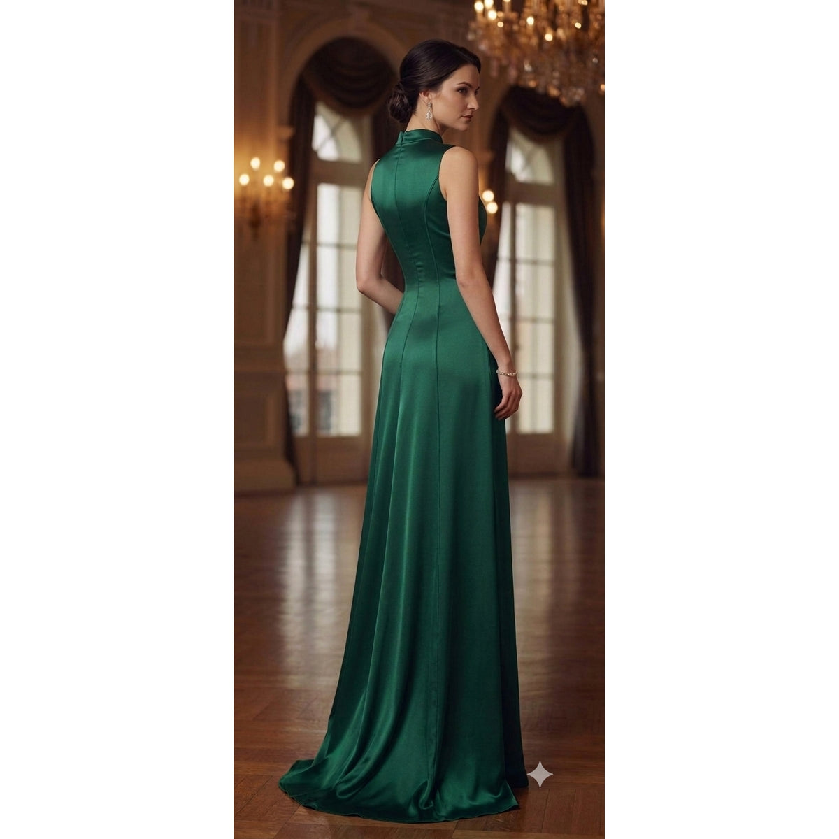 Poloneck Maxi Dress