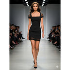 Velvet Banded Bodycon Minidress