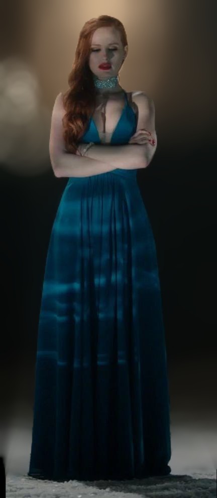 Cheryl Turquoise Pool Dress Riverdale