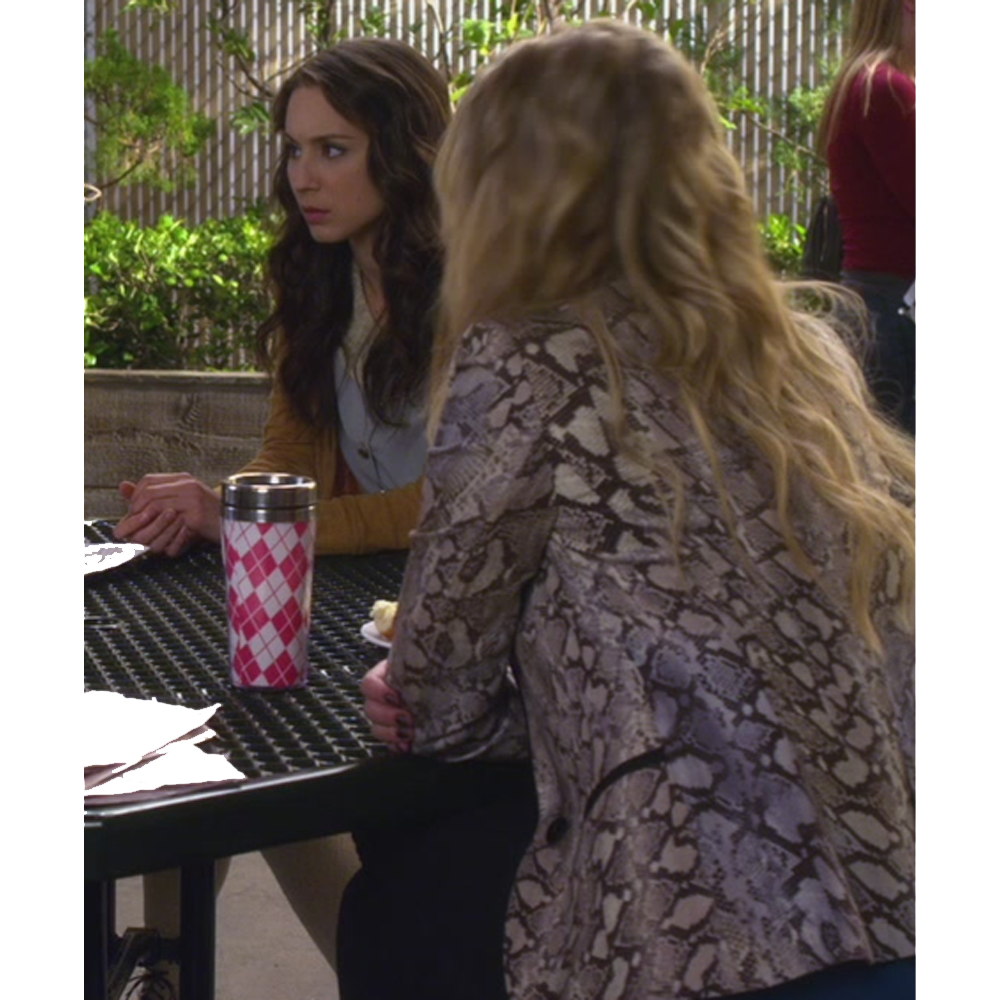 Hanna Snakeskin Jacket Pretty Little Liars