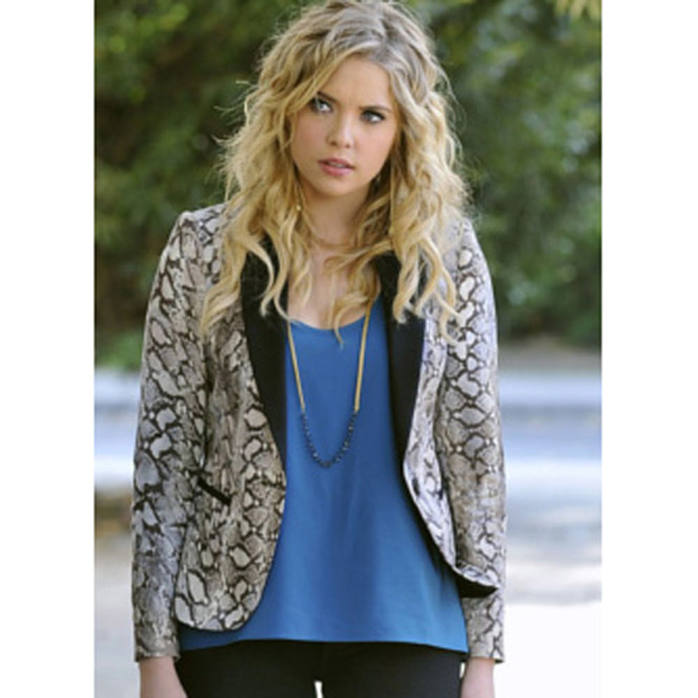 Hanna Snakeskin Jacket Pretty Little Liars