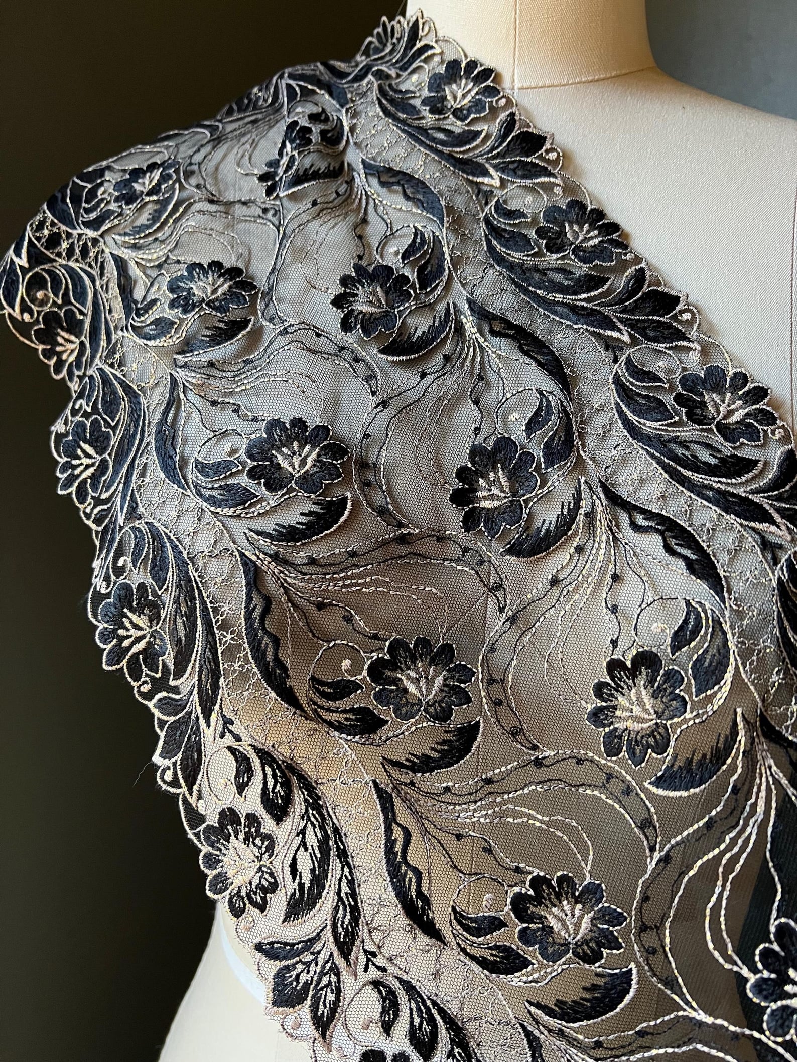 Lace Back Gown